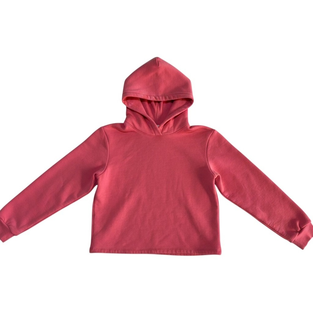 Mondetta Girls Pink Pullover Hoodie Sweatshirt Size Large 14/16‎ Fleece Lined